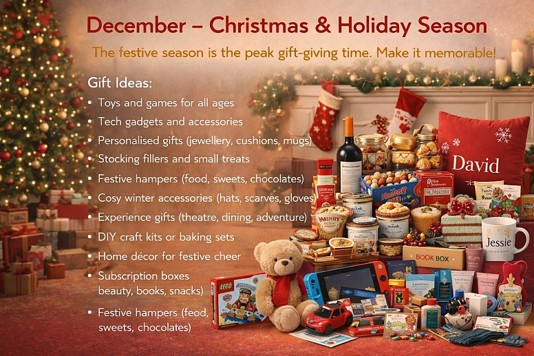 gifts for december