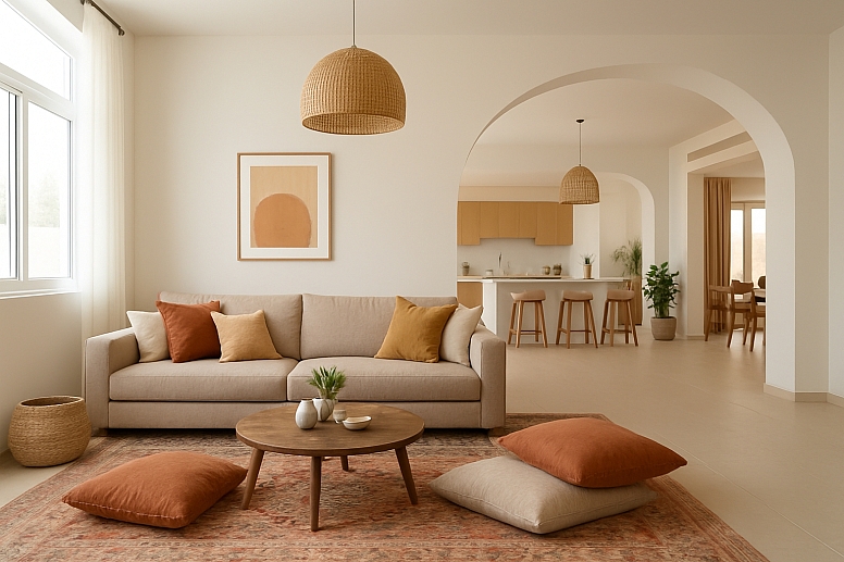 modern open living space exploration